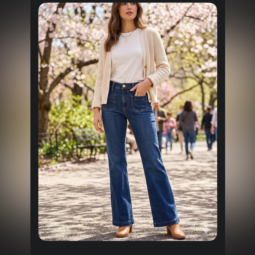 Joie Indigo High-Rise flare Jeans size 28